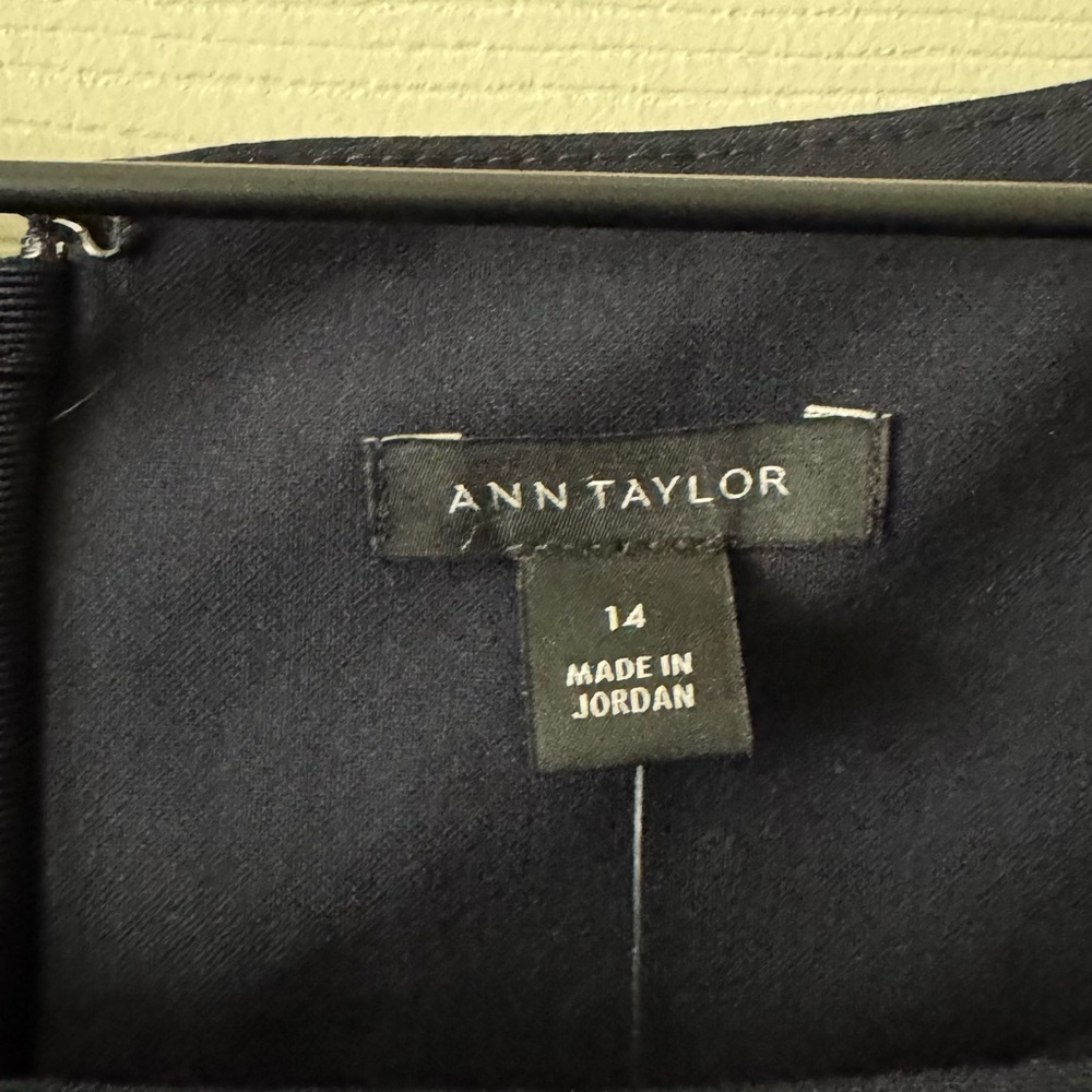 Ann Taylor Classic Black Midi Dress - Picture 3 of 4